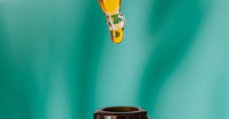 Remedies - Brown glass bottle with liquid and pipette