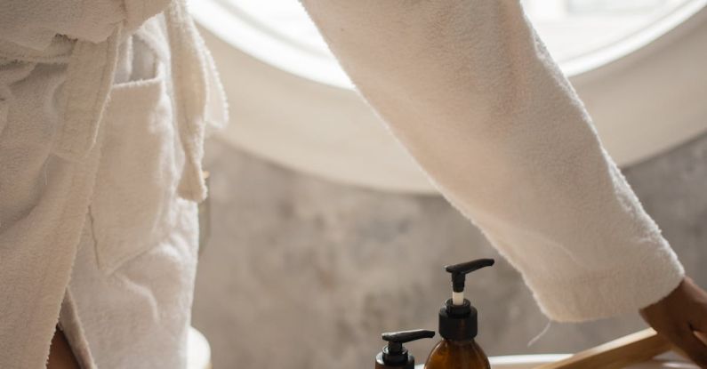 Treatments - Crop woman with tray of spa products